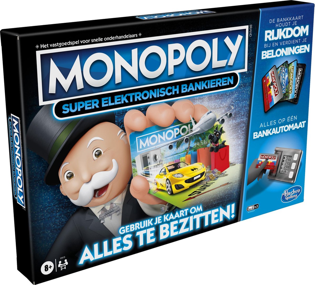 Hasbro Spel Monopoly Super Elektronisch Bankieren - Blauw