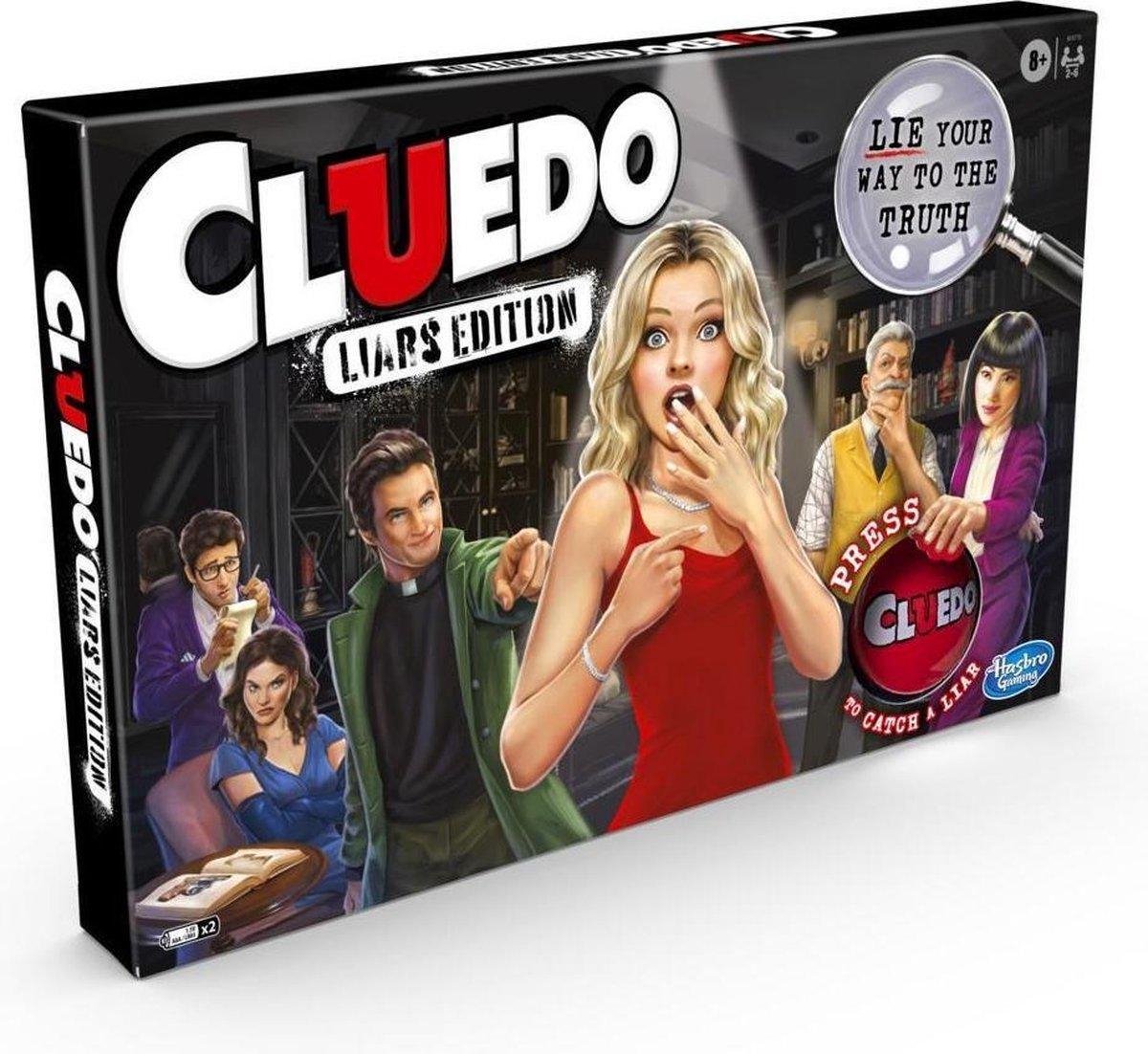 Hasbro Spel Cluedo Leugenaarseditie - Zwart