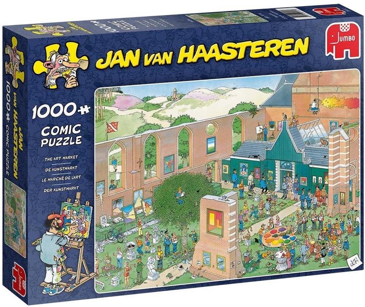 Jumbo Puzzel Jan Van Haasteren The Art Market 1000 Stukjes