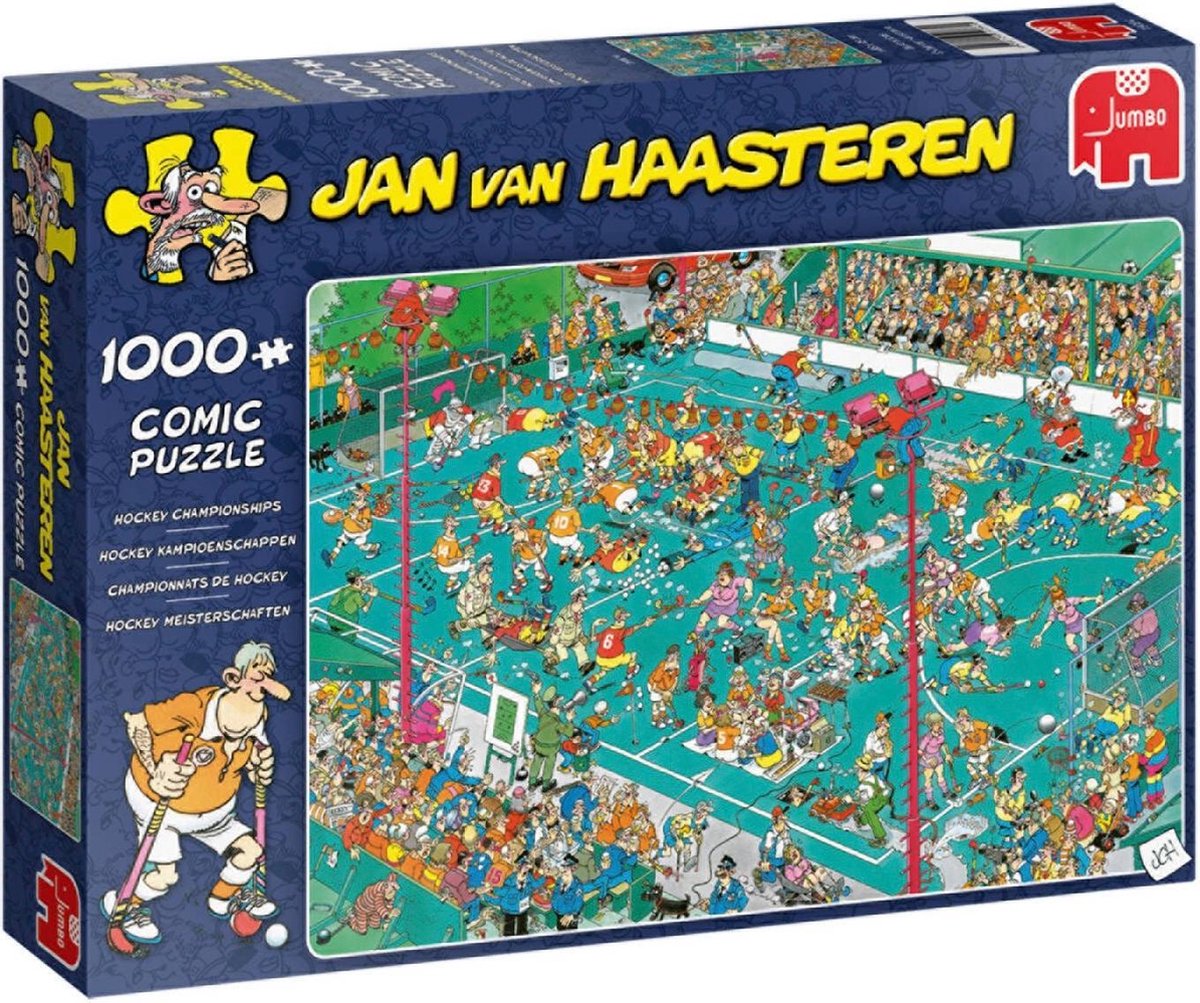 Jumbo Puzzel Jan Van Haasteren Hockey Kampioenschappen 1000 Stukjes