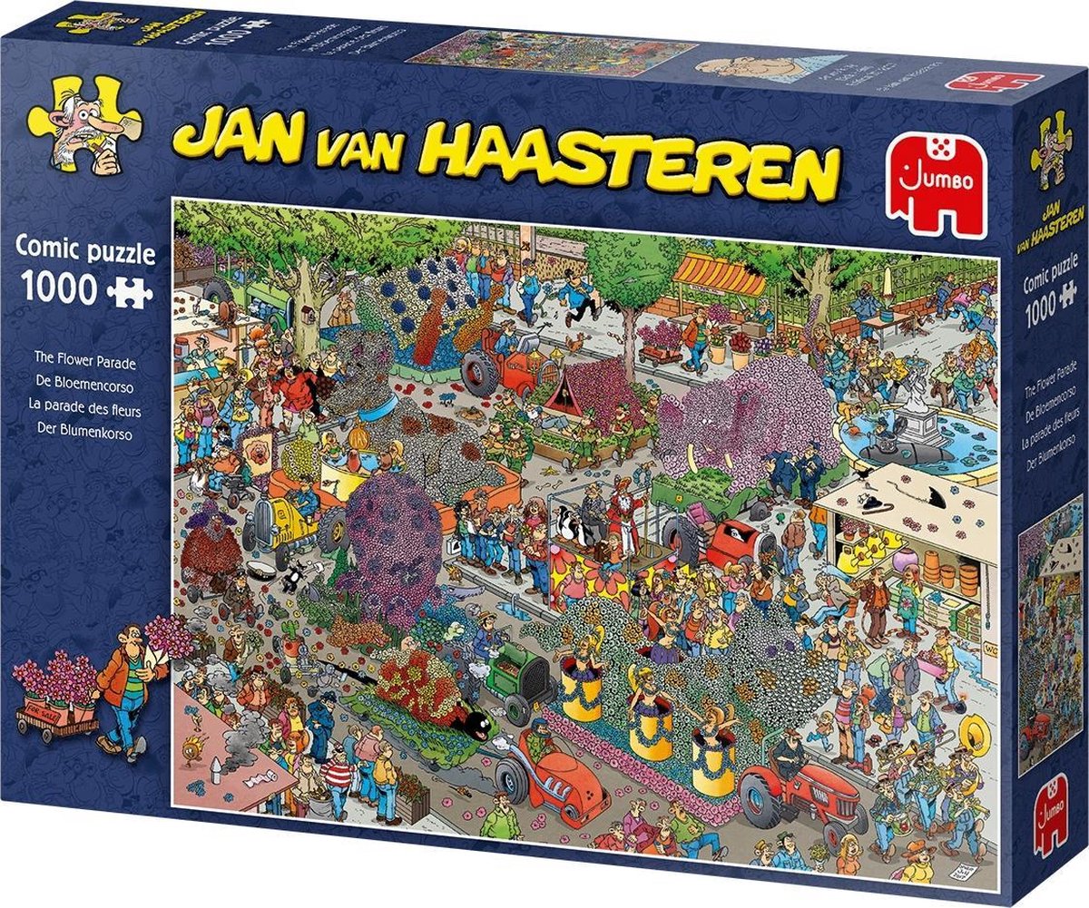 Jumbo Puzzel Jan Van Haasteren De Bloemencorso 1000 Stukjes