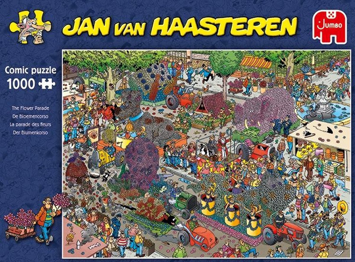 Jumbo Puzzel Jan Van Haasteren De Bloemencorso 1000 Stukjes