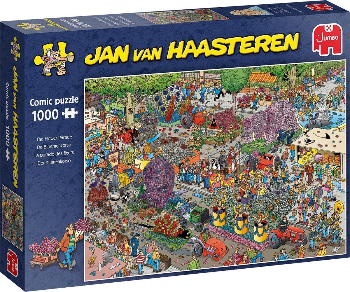 Jumbo Puzzel Jan Van Haasteren De Bloemencorso 1000 Stukjes