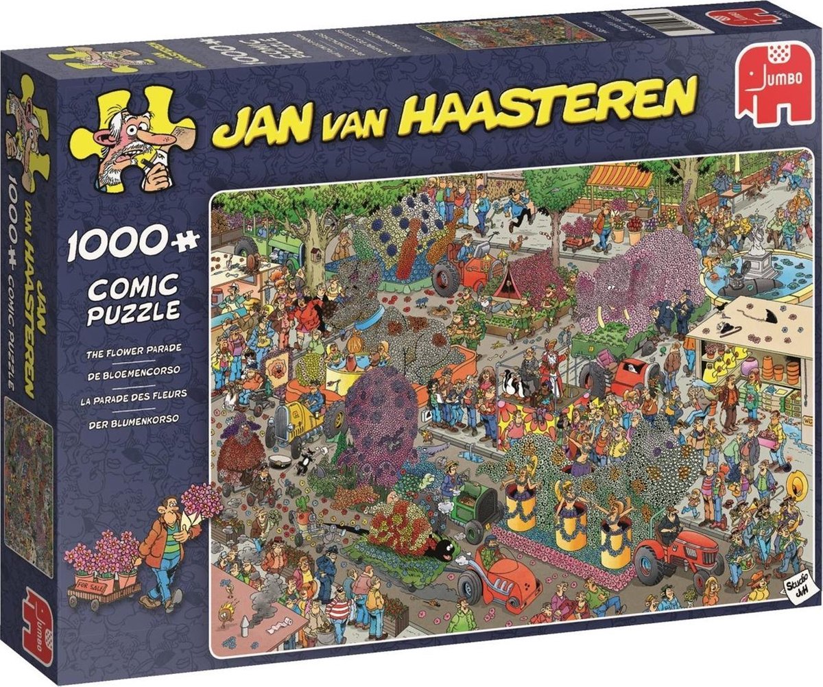 Jumbo Puzzel Jan Van Haasteren De Bloemencorso 1000 Stukjes