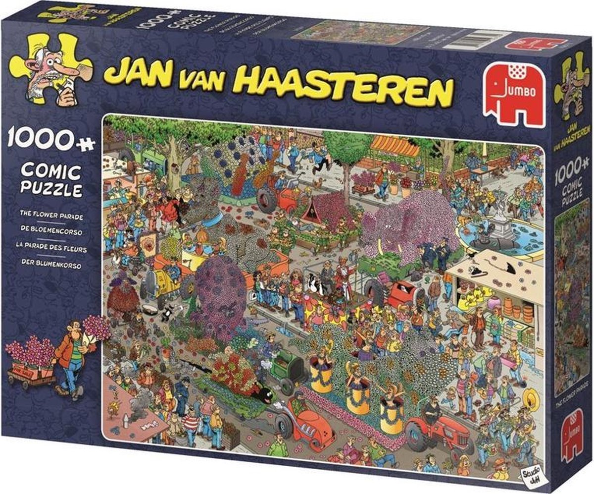 Jumbo Puzzel Jan Van Haasteren De Bloemencorso 1000 Stukjes