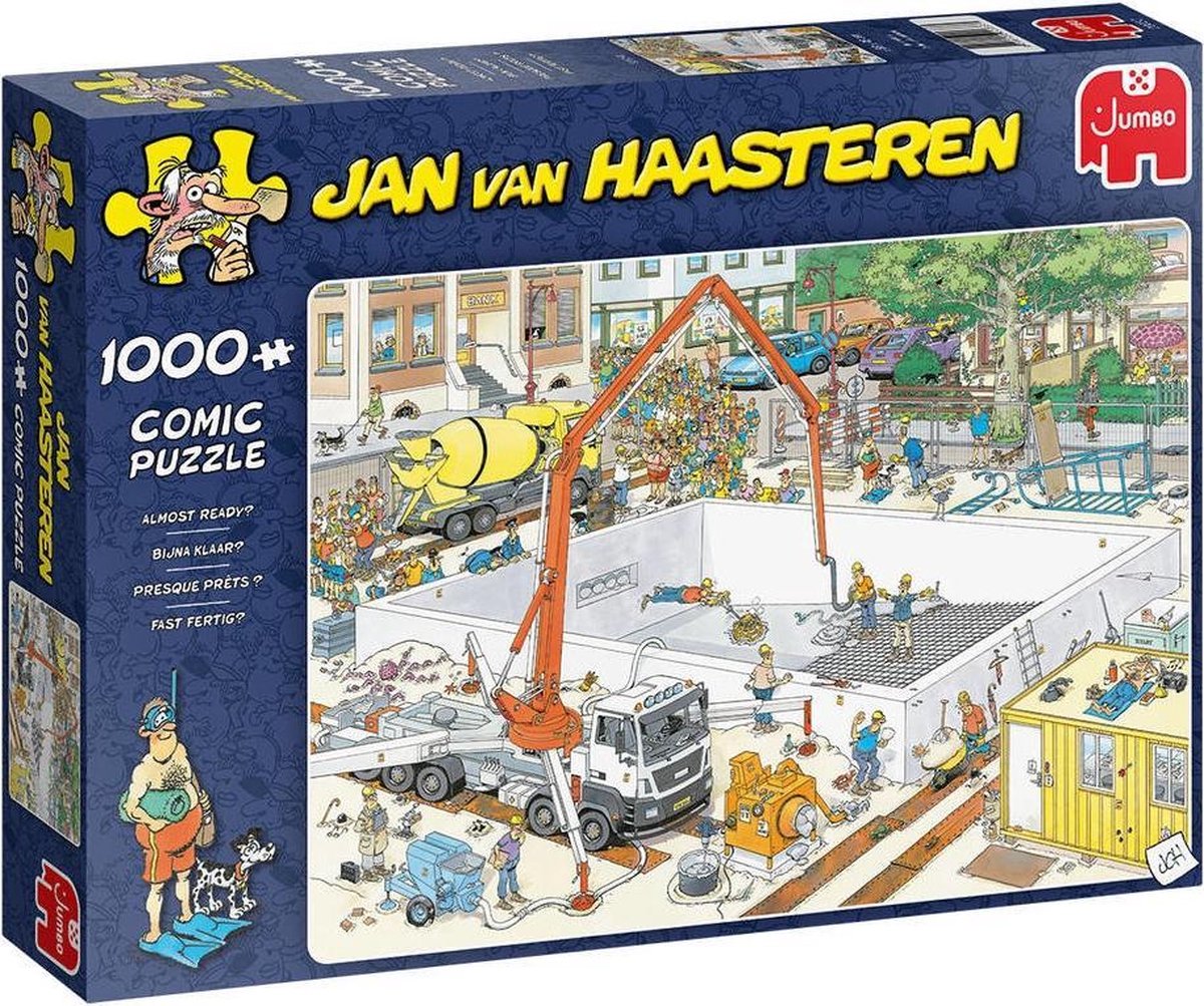 Jumbo Puzzel Jan Van Haasteren Bijna Klaar 1000 St 1000 Stukjes