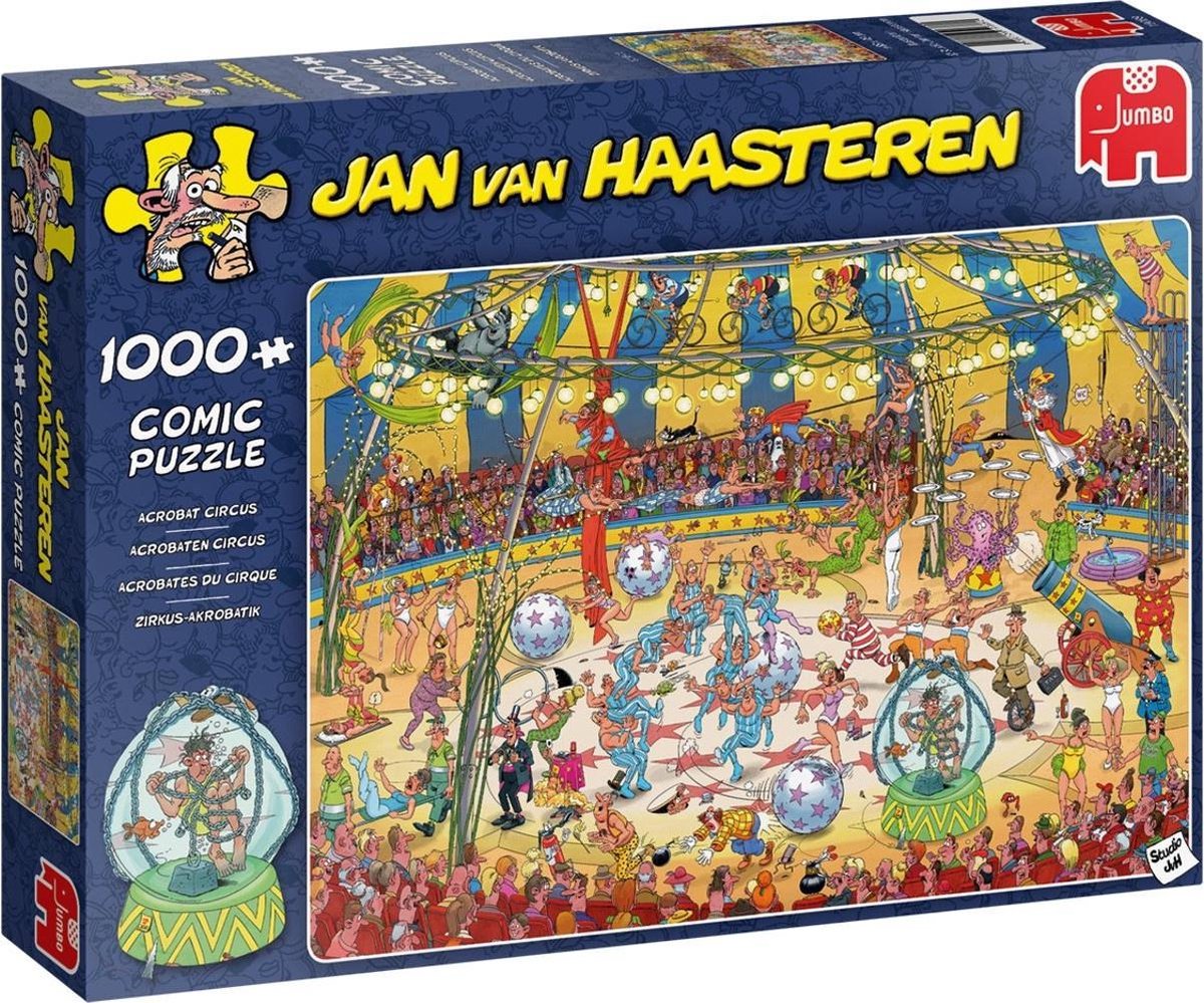 Jumbo Puzzel Jan Van Haasteren Acrobaten Circus 1000 Stukjes