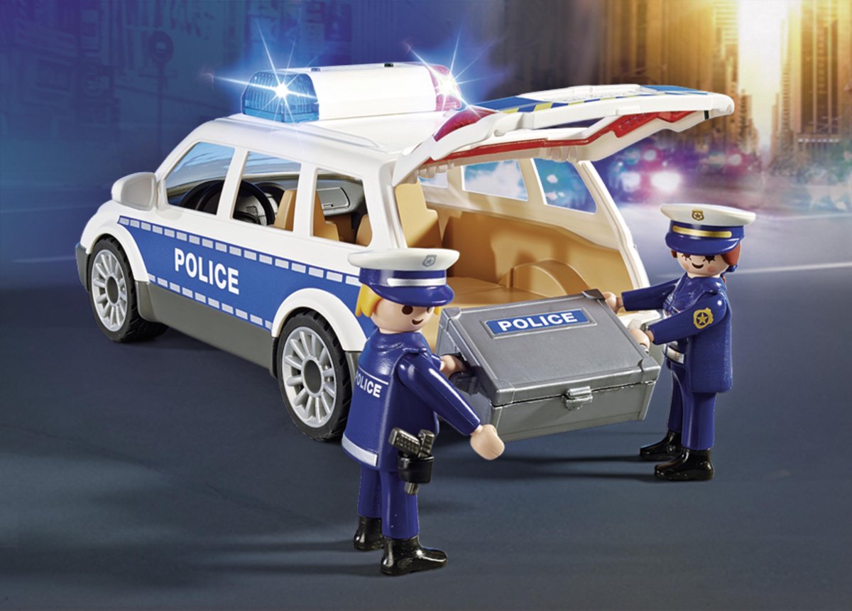 Playmobil 6920 Politiepatrouille Met Licht En Geluid - Blauw