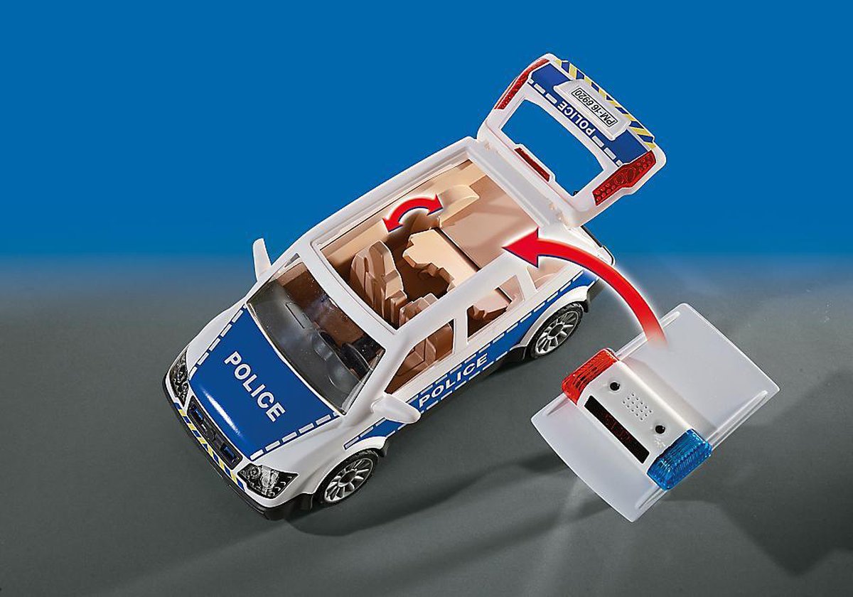 Playmobil 6920 Politiepatrouille Met Licht En Geluid - Blauw