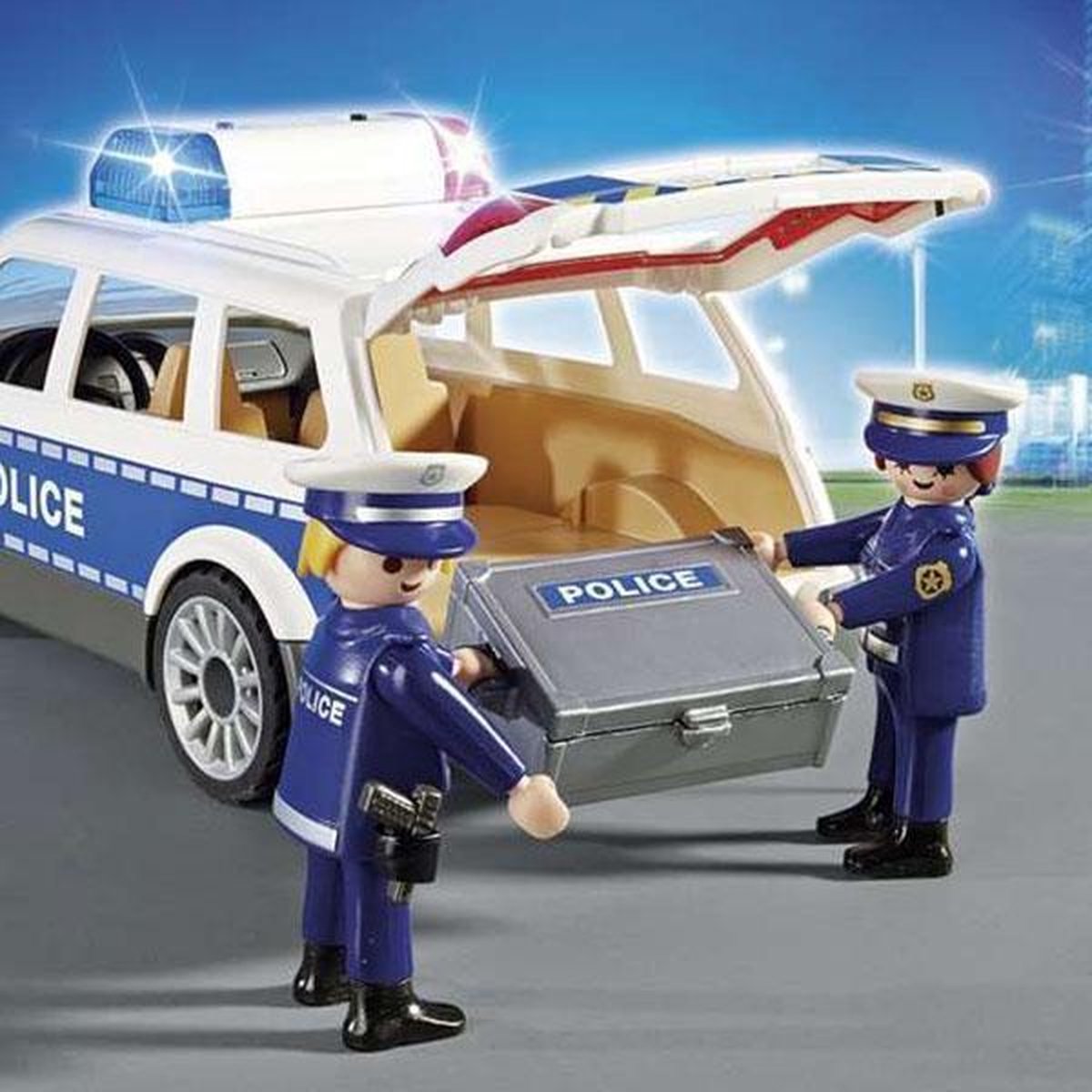 Playmobil 6920 Politiepatrouille Met Licht En Geluid - Blauw
