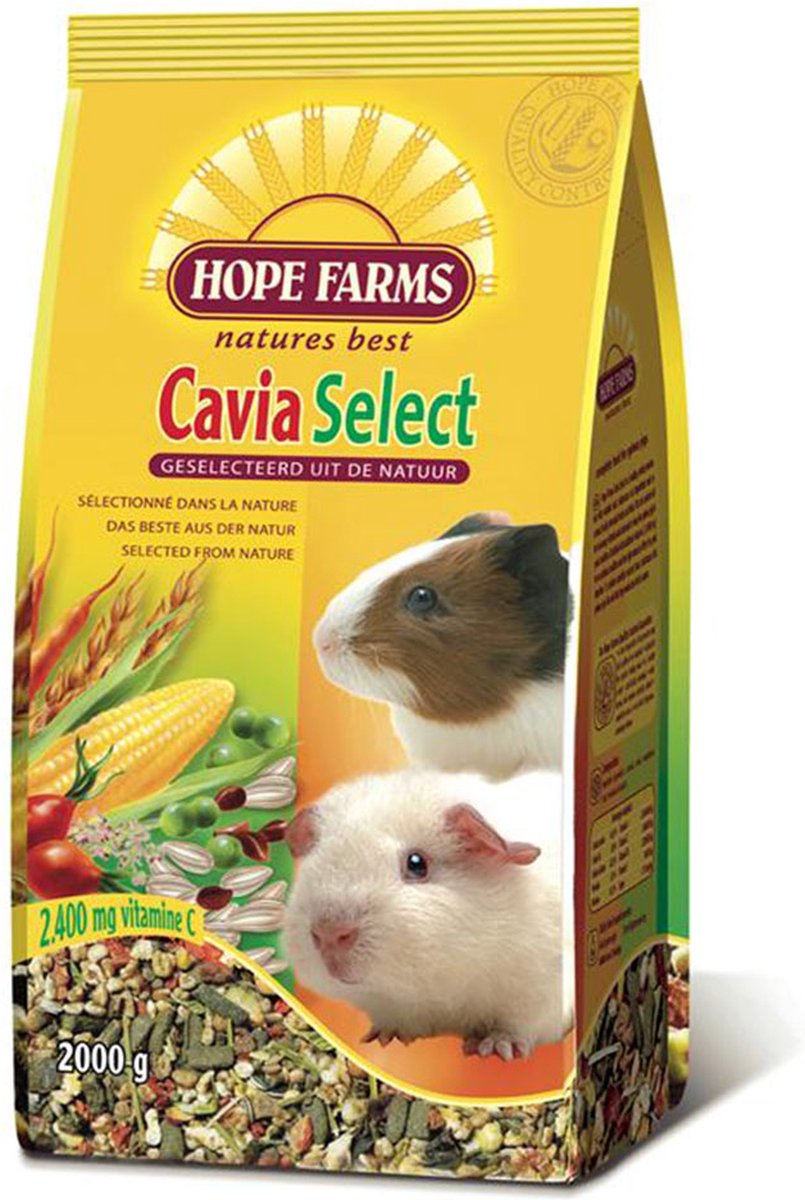 Hobbyfirst Hope Farms Guinea Pig Granola - Caviavoer - 2 kg