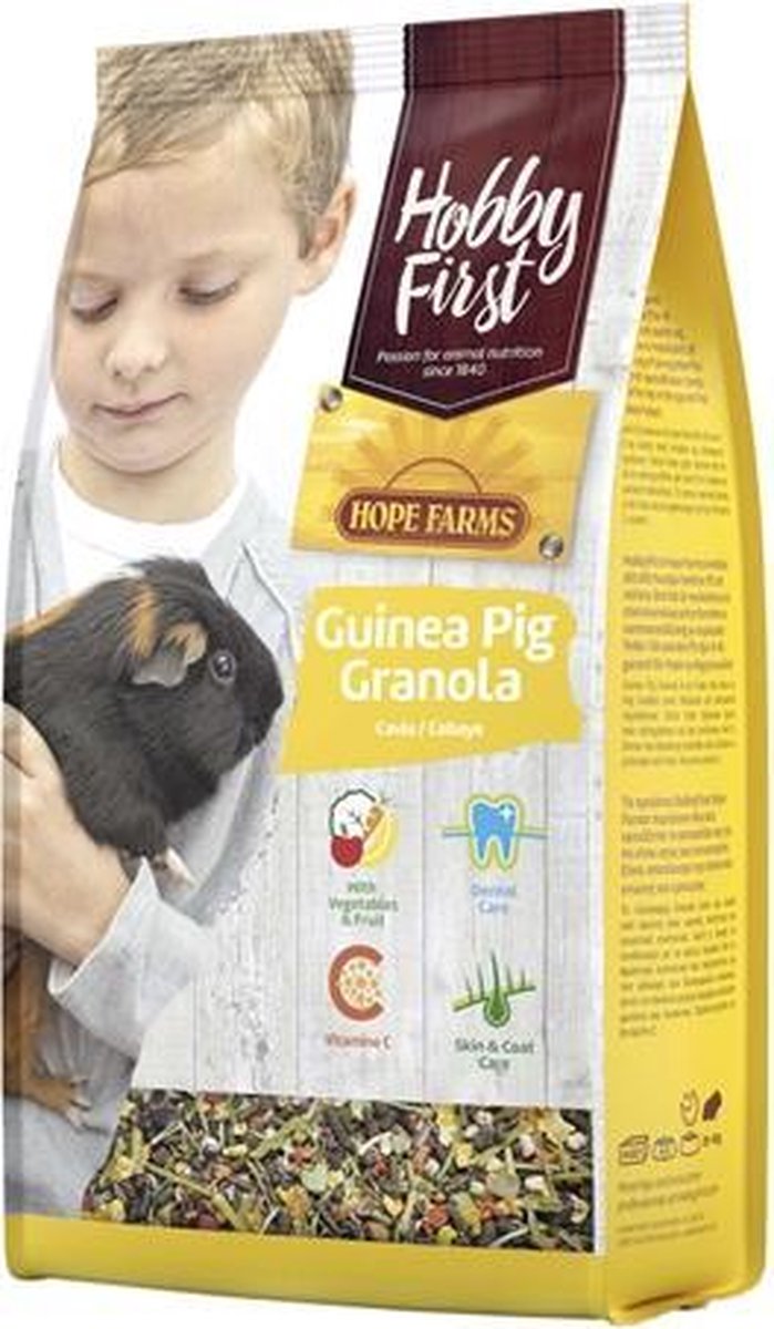 Hobbyfirst Hope Farms Guinea Pig Granola - Caviavoer - 2 kg