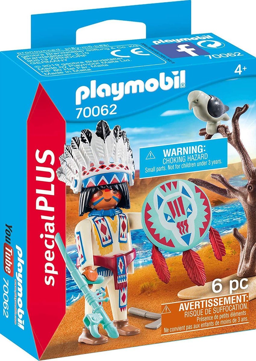 Playmobil 70062 Indiaan Stamhoofd
