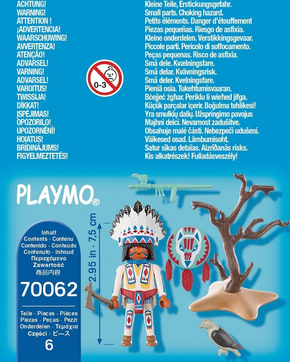 Playmobil 70062 Indiaan Stamhoofd