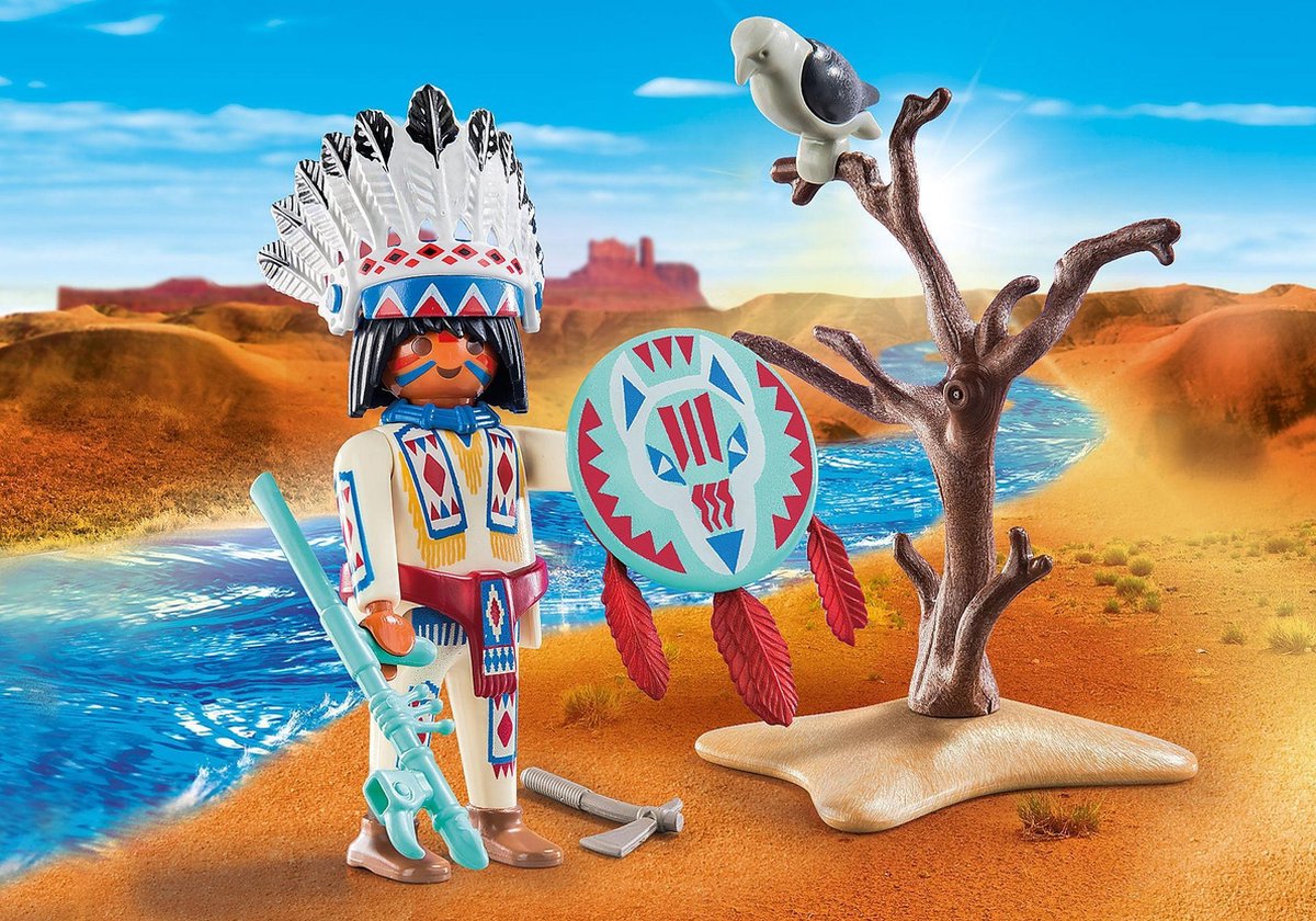 Playmobil 70062 Indiaan Stamhoofd