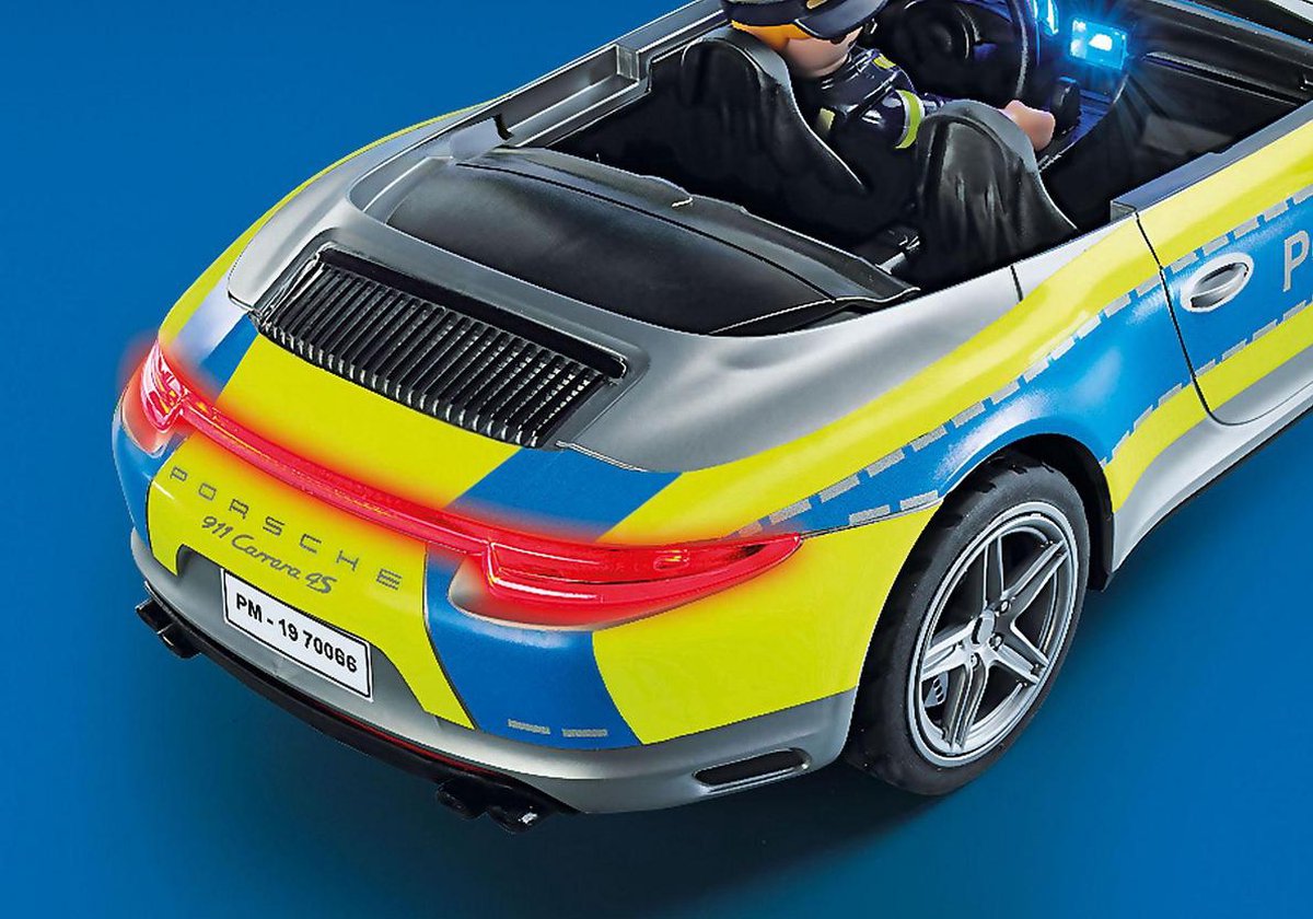 Playmobil 70066 Porsche 911 Carrera 4S Politie - Wit