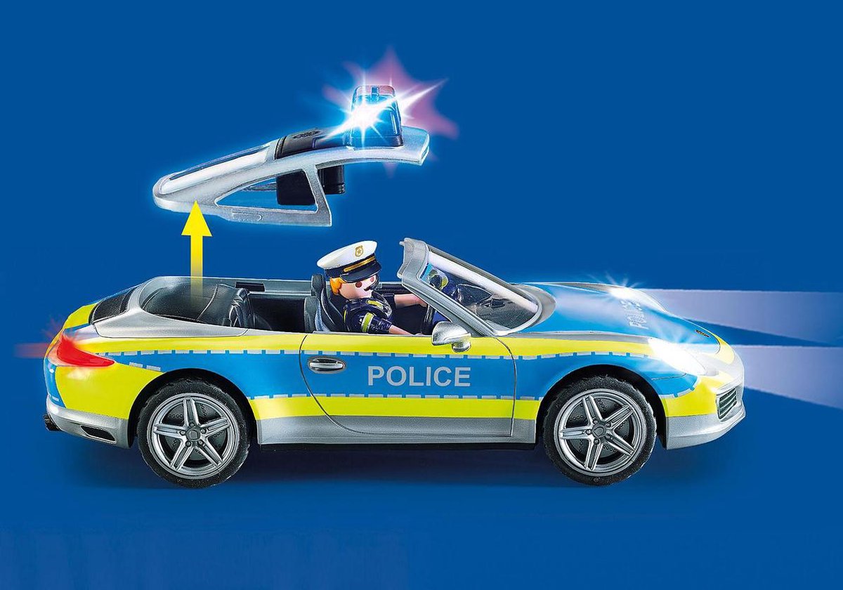 Playmobil 70066 Porsche 911 Carrera 4S Politie - Wit