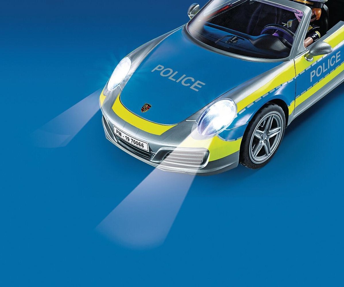 Playmobil 70066 Porsche 911 Carrera 4S Politie - Wit