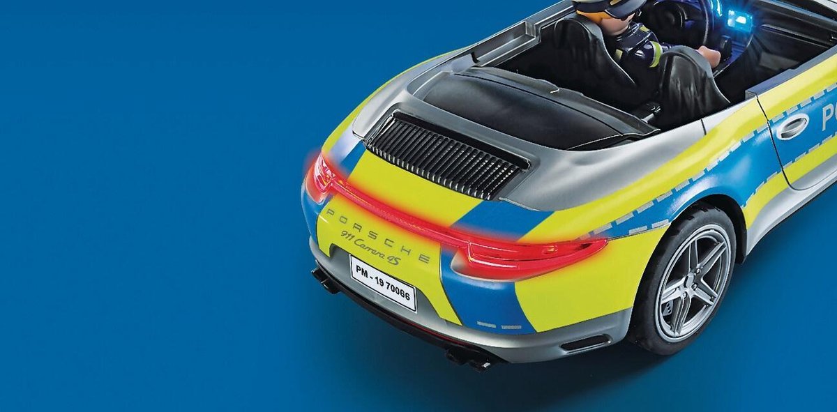 Playmobil 70066 Porsche 911 Carrera 4S Politie - Wit