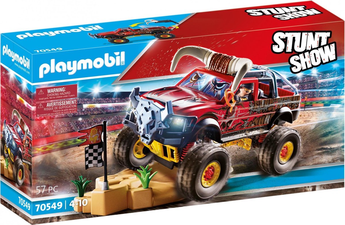 Playmobil 70549 Stuntshow Monster Truck Met Hoorns