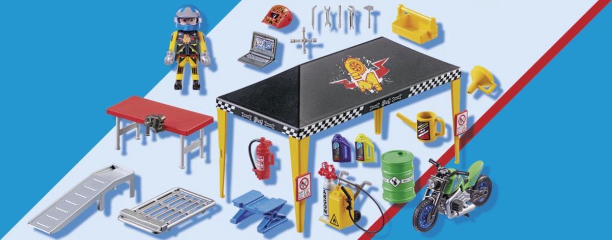 Playmobil 70552 Stuntshow Werkplek Tent
