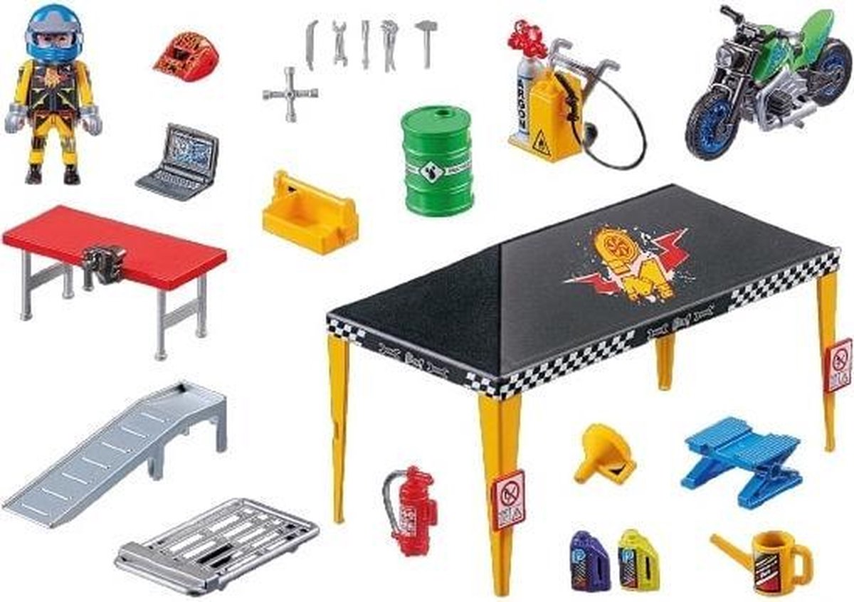 Playmobil 70552 Stuntshow Werkplek Tent