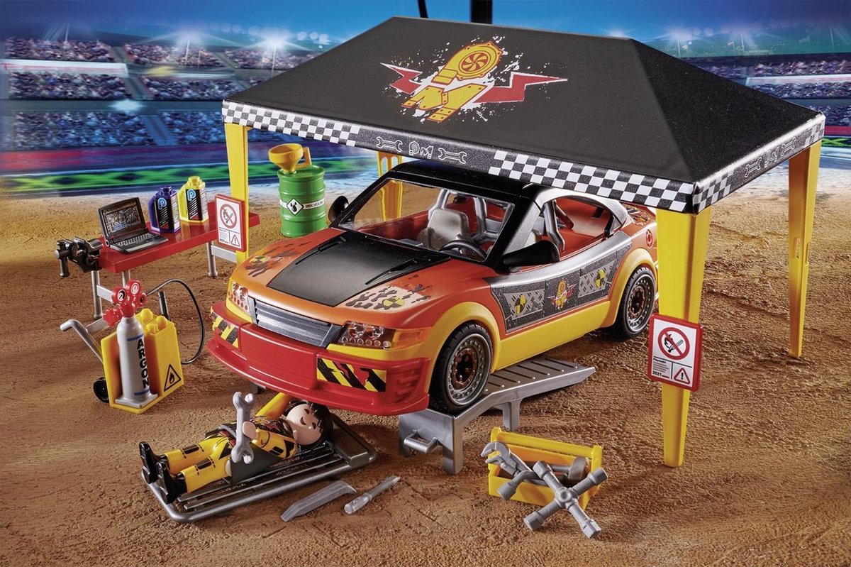 Playmobil 70552 Stuntshow Werkplek Tent