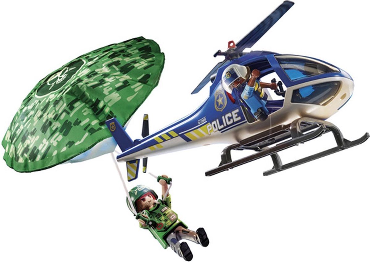Playmobil 70569 Politiehelikopter: Parachute- Achtervolging
