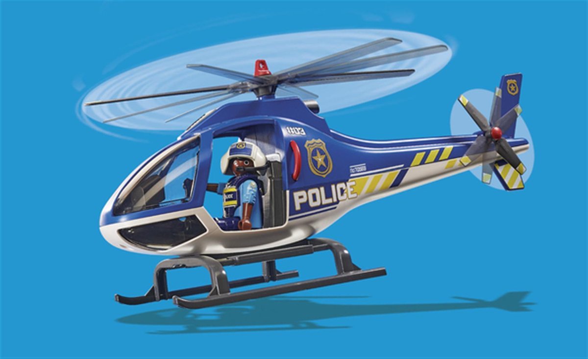 Playmobil 70569 Politiehelikopter: Parachute- Achtervolging