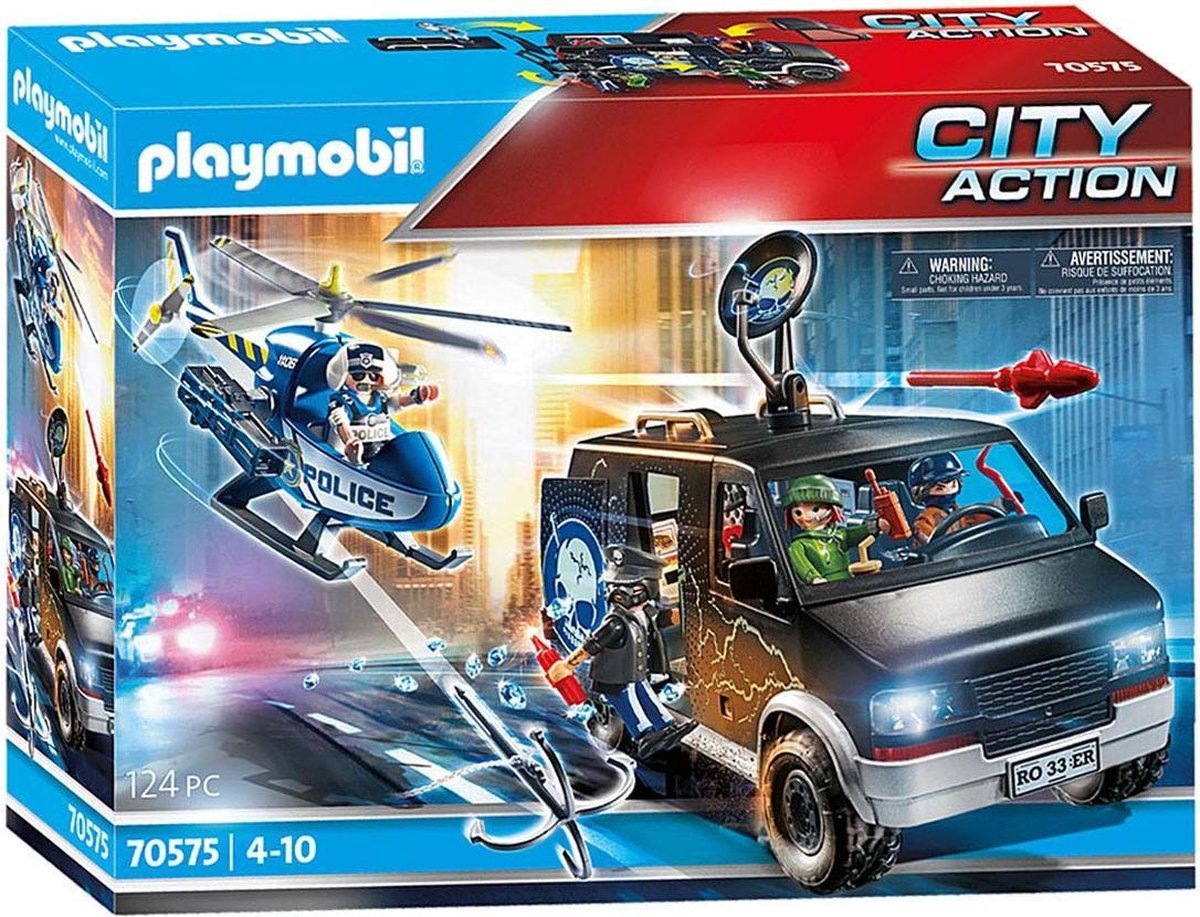 Playmobil 70575 Politiehelikopter: Achtervolging Van Het Vluchtvoertuig