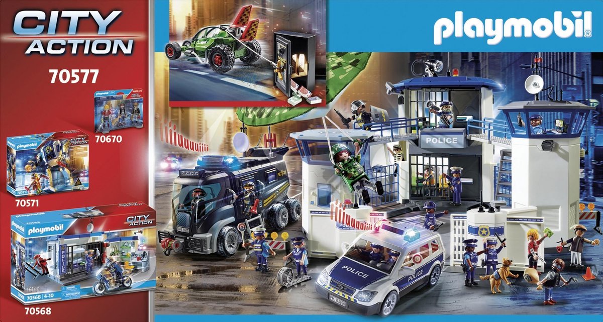 Playmobil 70577 Politiekart: Achtervolging Van De Kluisrover