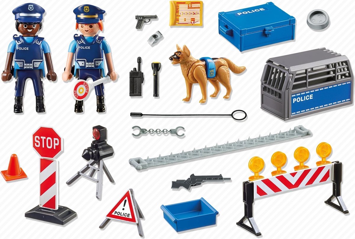 Playmobil 6924 Politie Wegversperring