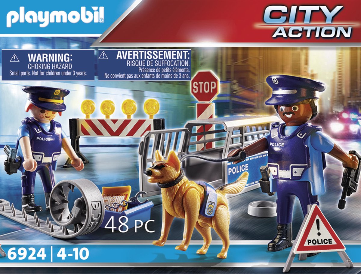 Playmobil 6924 Politie Wegversperring