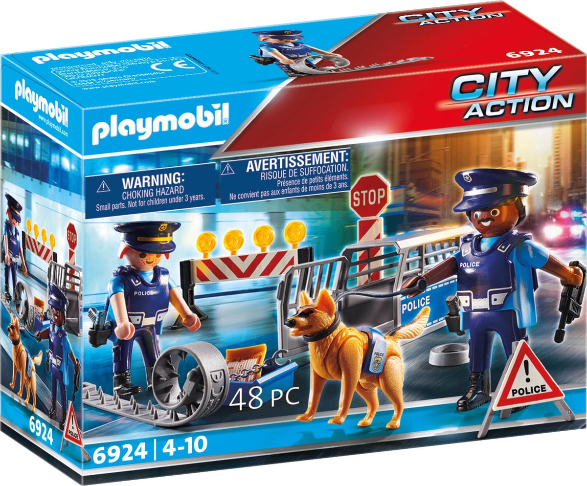 Playmobil 6924 Politie Wegversperring