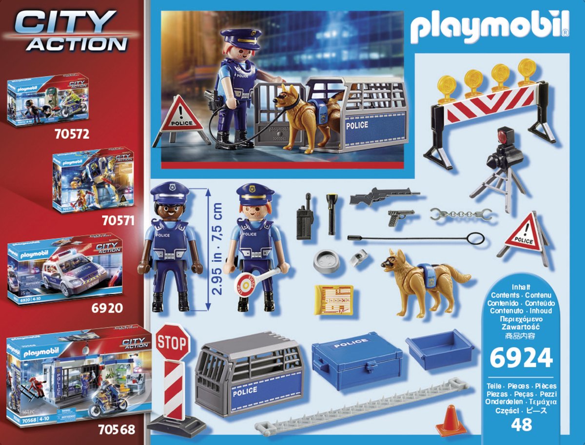 Playmobil 6924 Politie Wegversperring