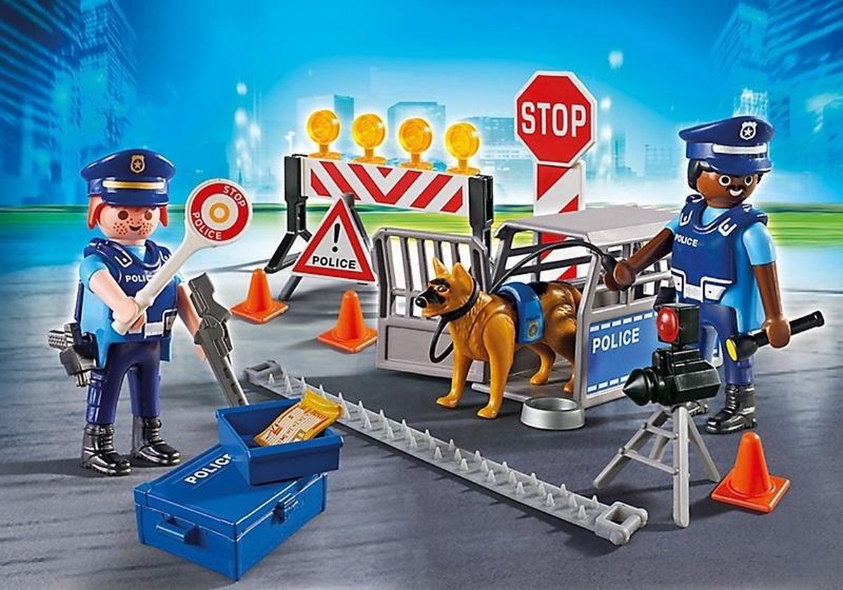 Playmobil 6924 Politie Wegversperring