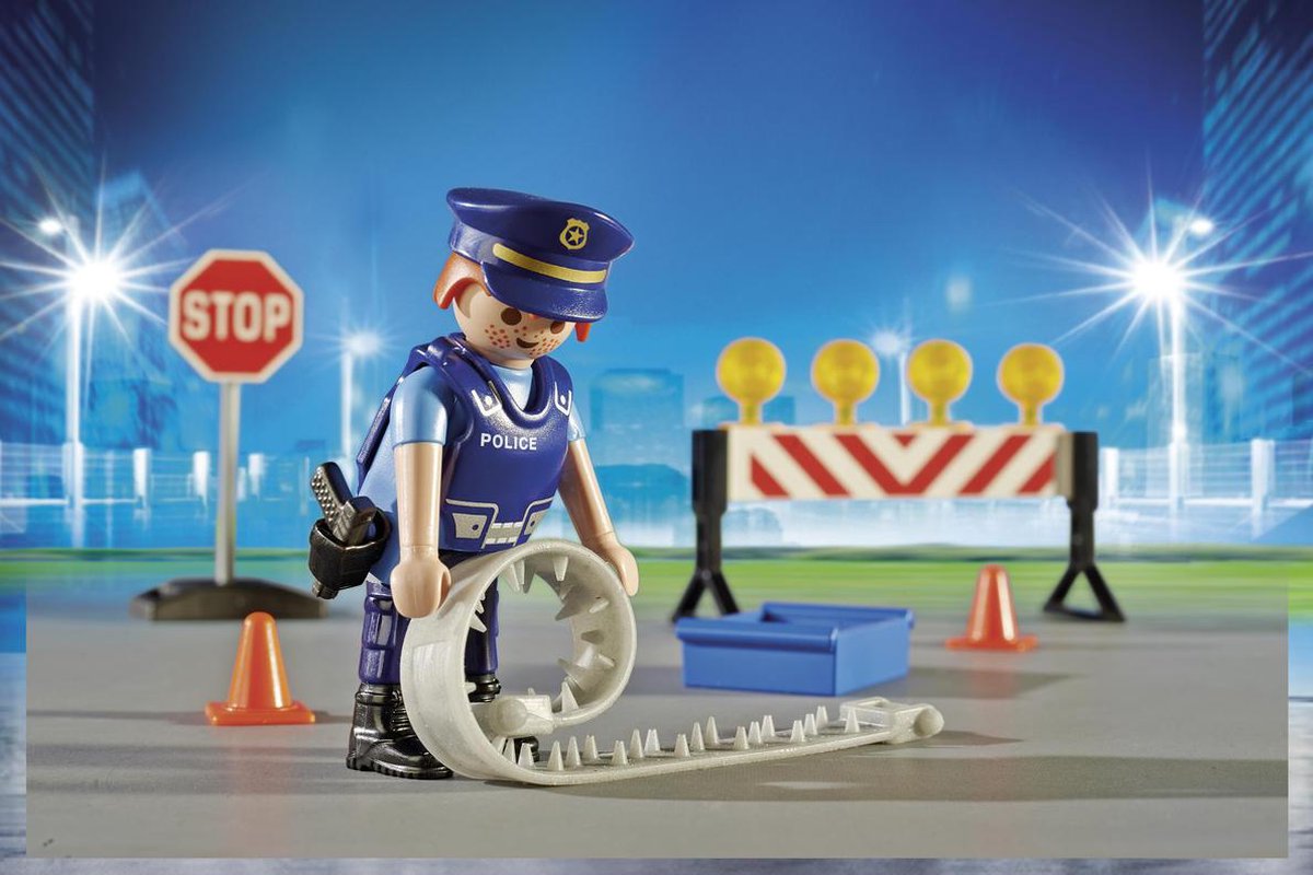 Playmobil 6924 Politie Wegversperring