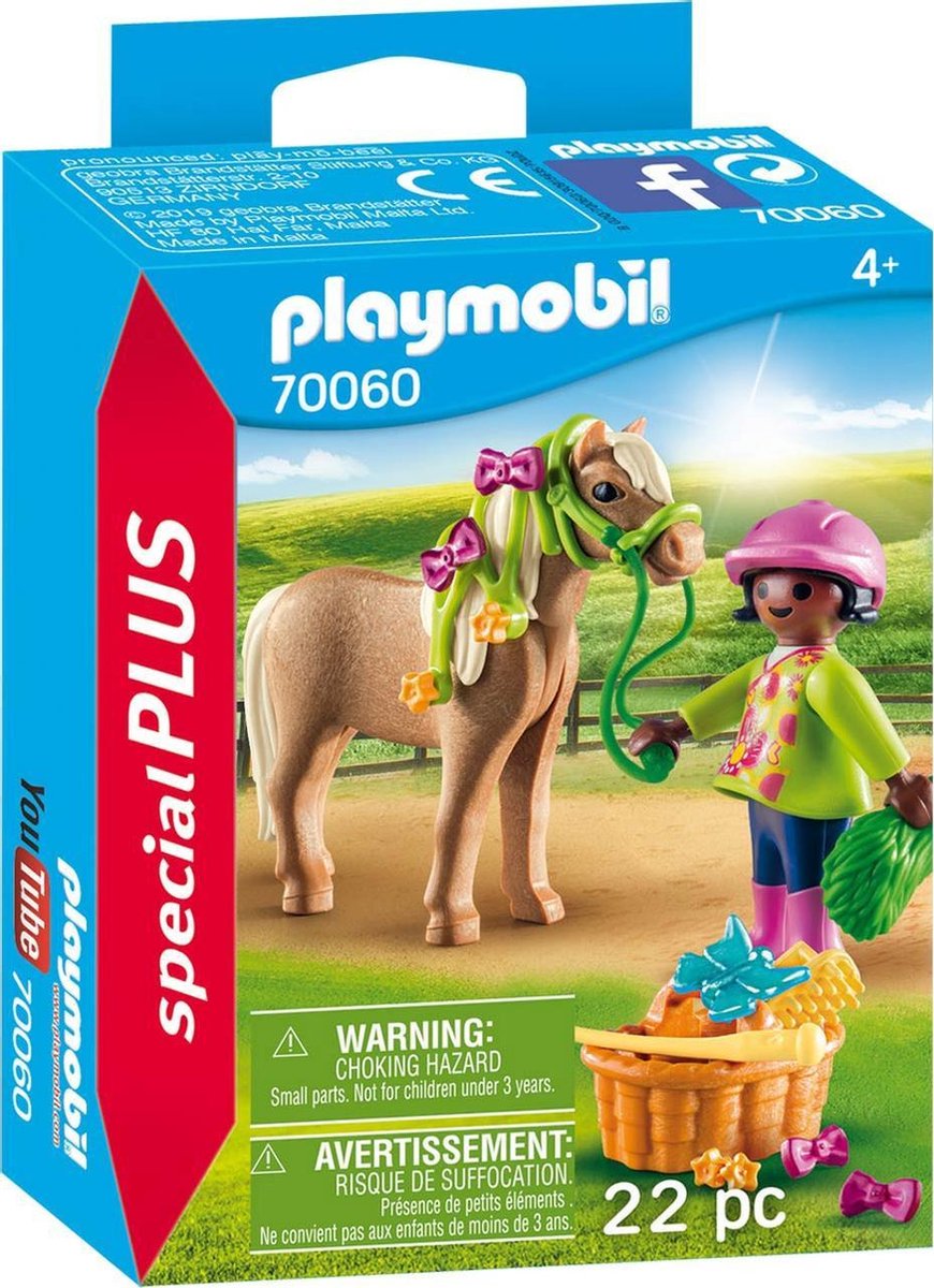 Playmobil 70060 Meisje Met Pony