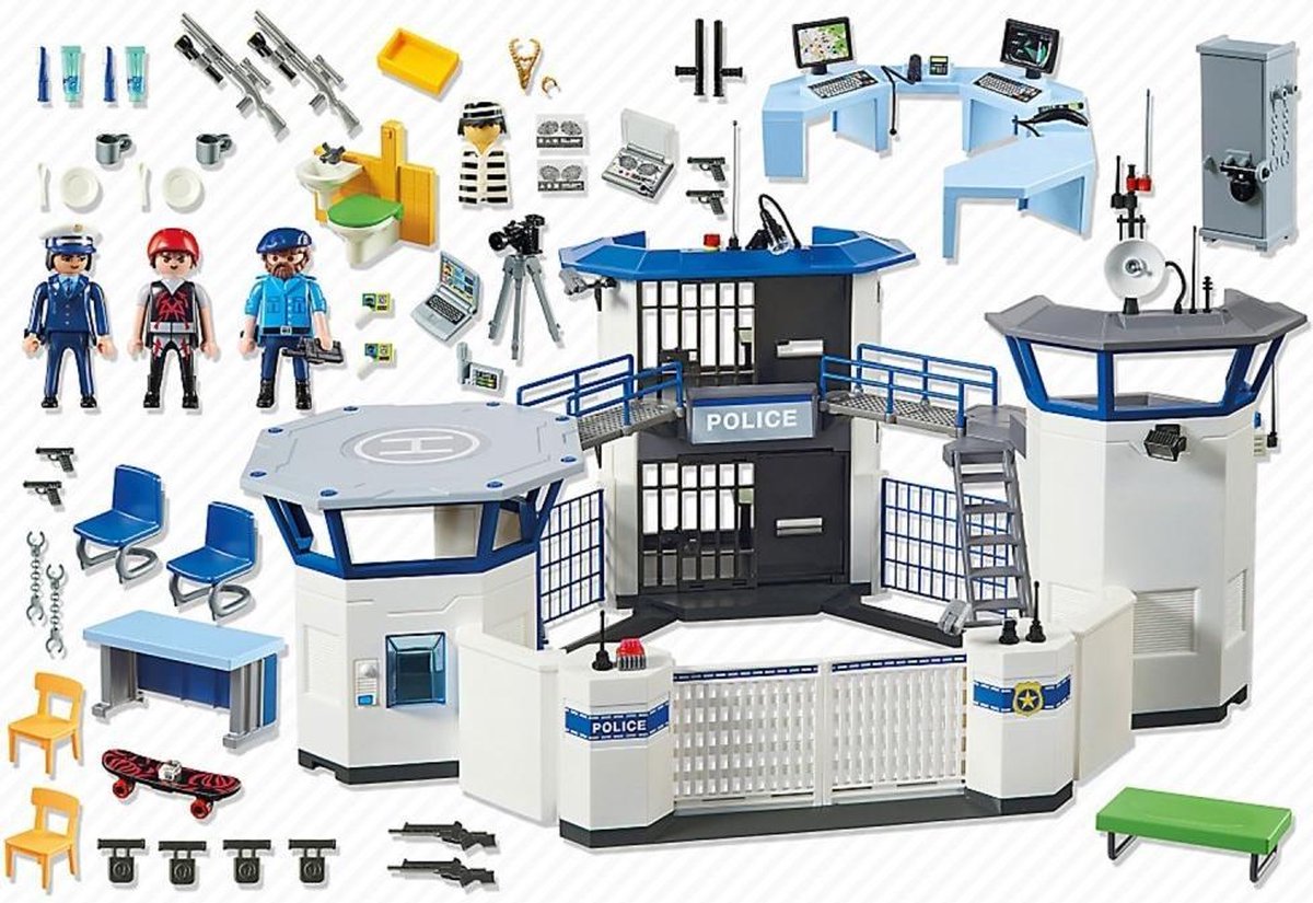 Playmobil 6919 Politiebureau Met Gevangenis