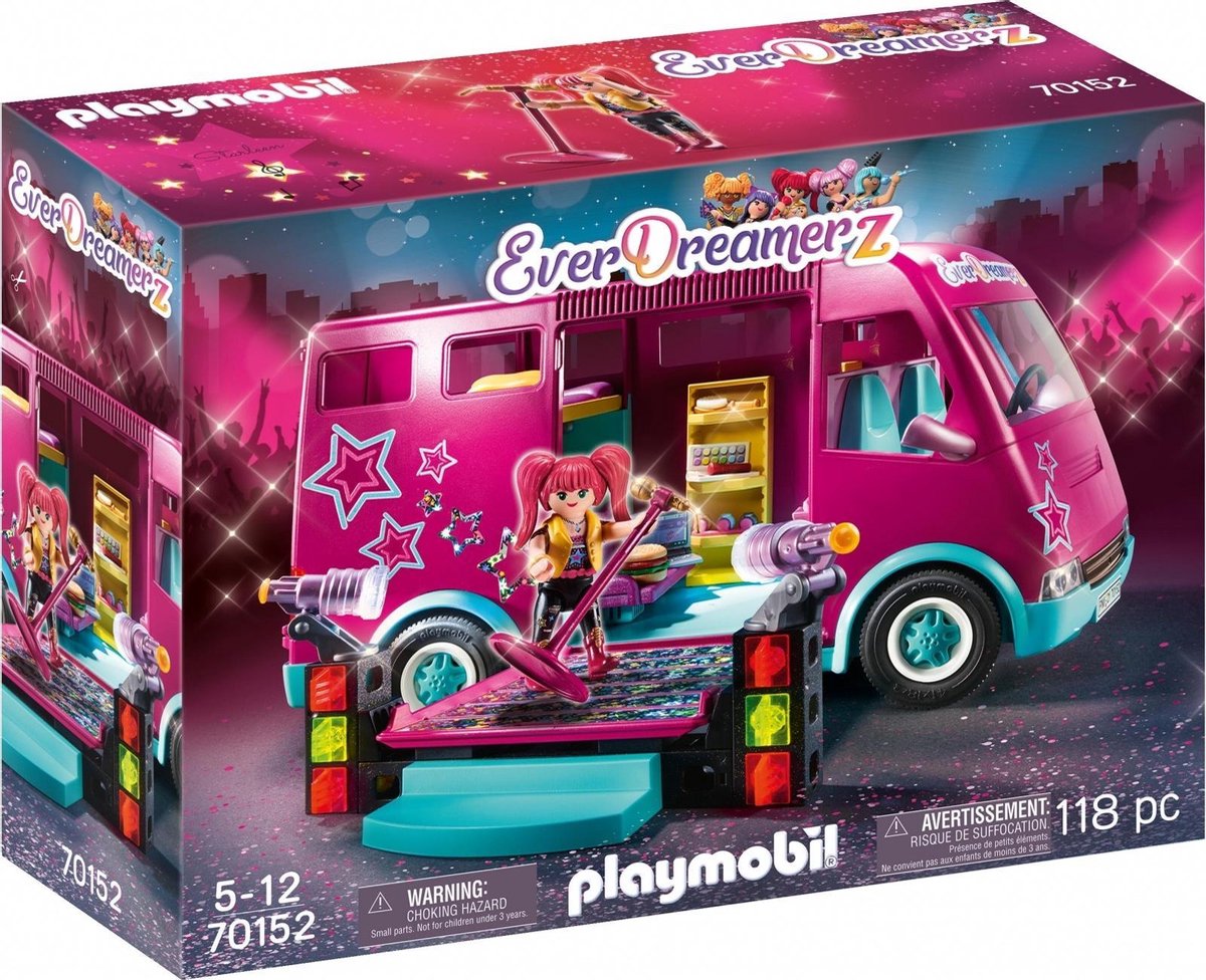 Playmobil 70152 Everdreamerz Tourbus - Roze