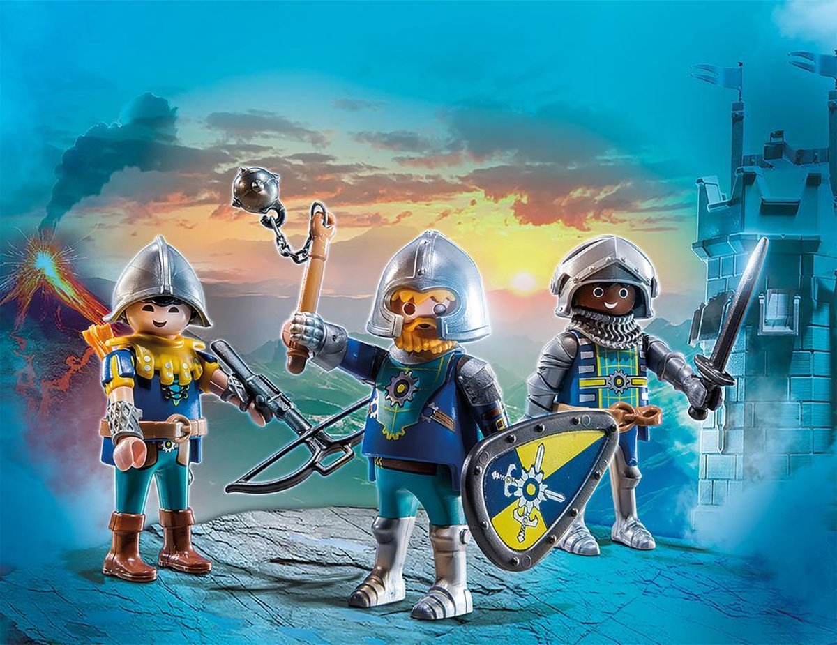 Playmobil 70671 Set Van 3 Novelmore Ridders