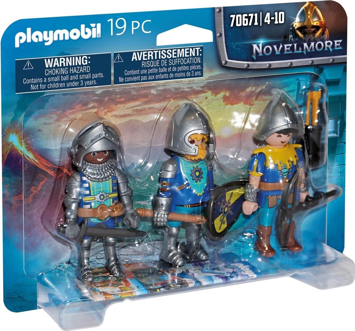 Playmobil 70671 Set Van 3 Novelmore Ridders