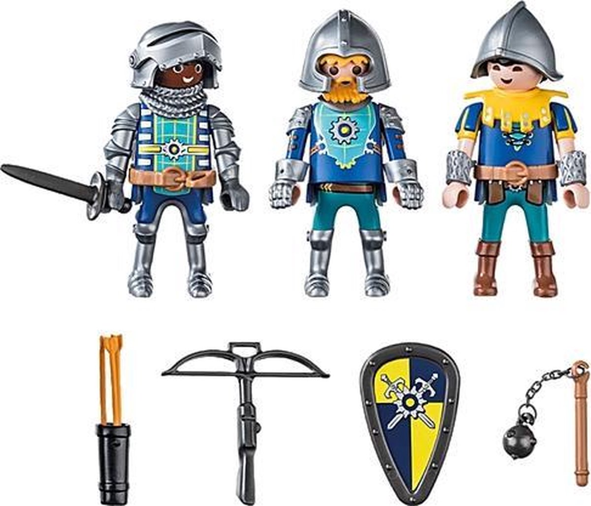 Playmobil 70671 Set Van 3 Novelmore Ridders