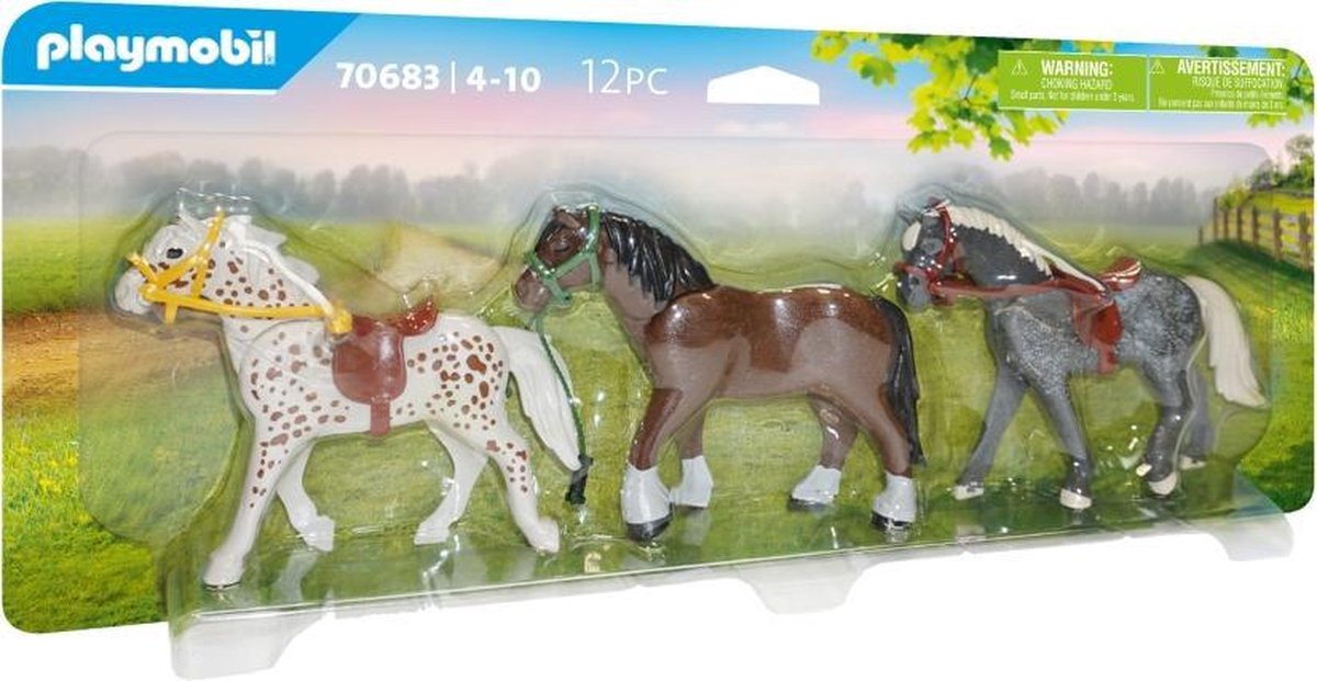 Playmobil 70683 Country 3 Paarden