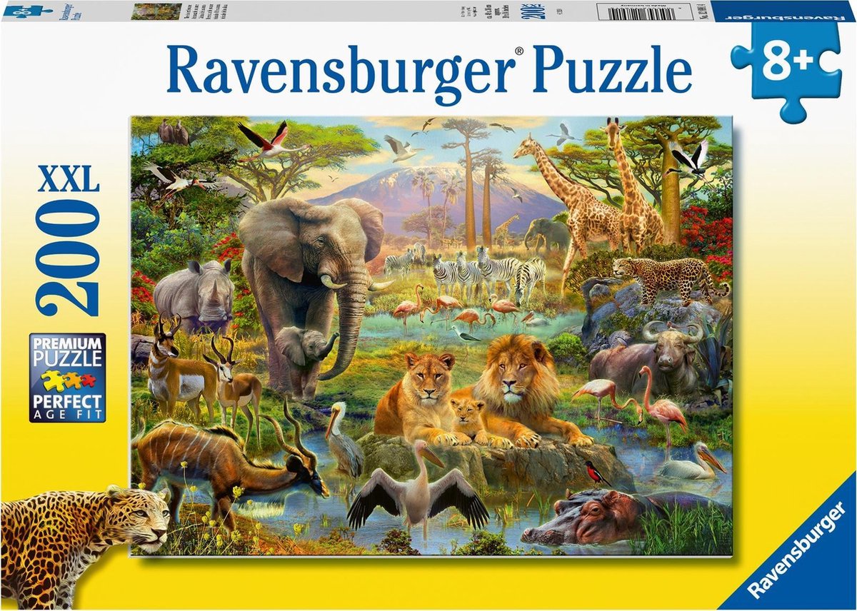 Ravensburger Puzzel Dieren Savanne 200XXL