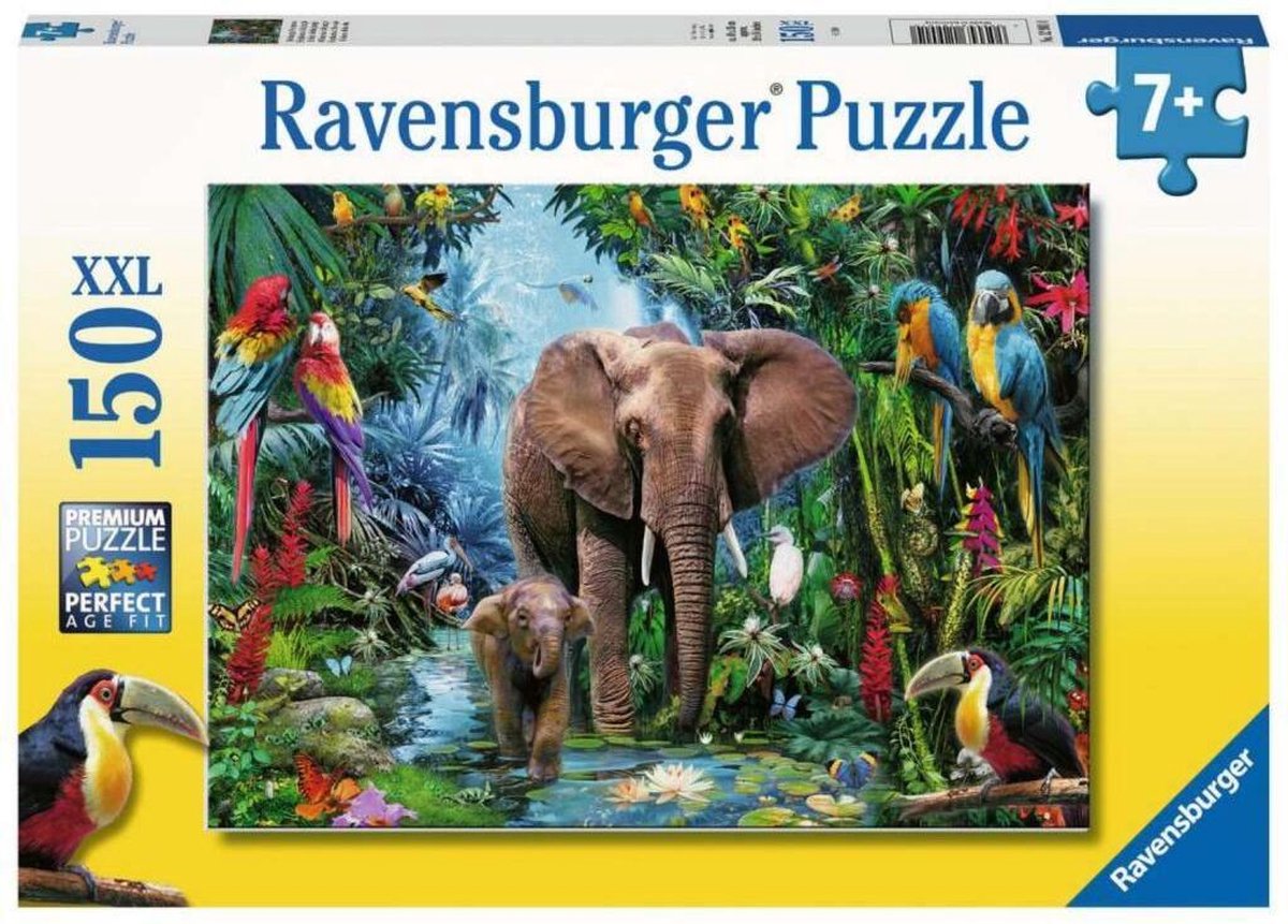 Ravensburger Puzzel Jungle Olifanten 150 Stukjes XXL