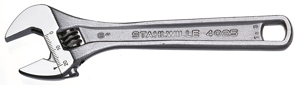 Stahlwille 4025-10 Moersleutel - Verstelbaar - Verchroomd - 29mm - 255mm