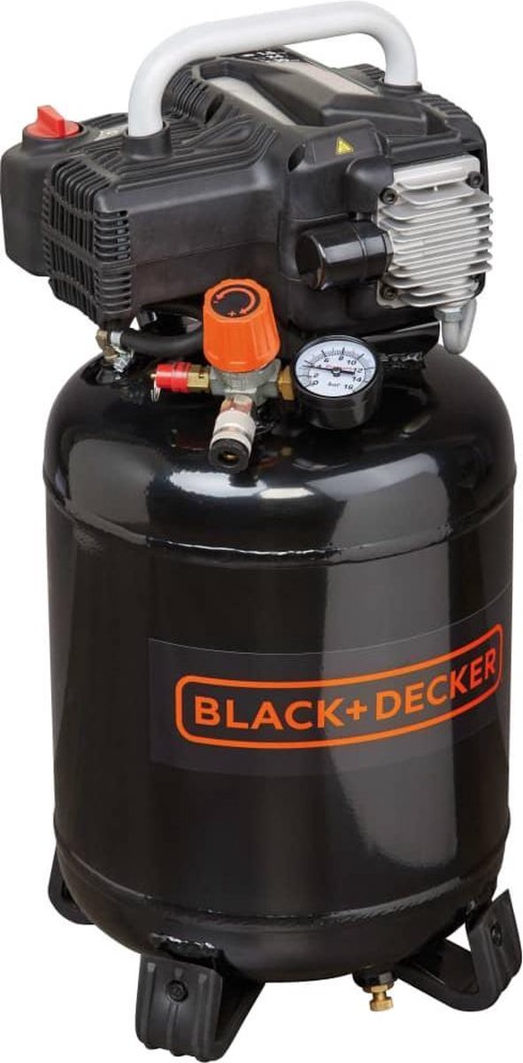 BLACK+DECKER NKCV304BND311 Compressor - Olievrij - 1100W - 10bar - 24L