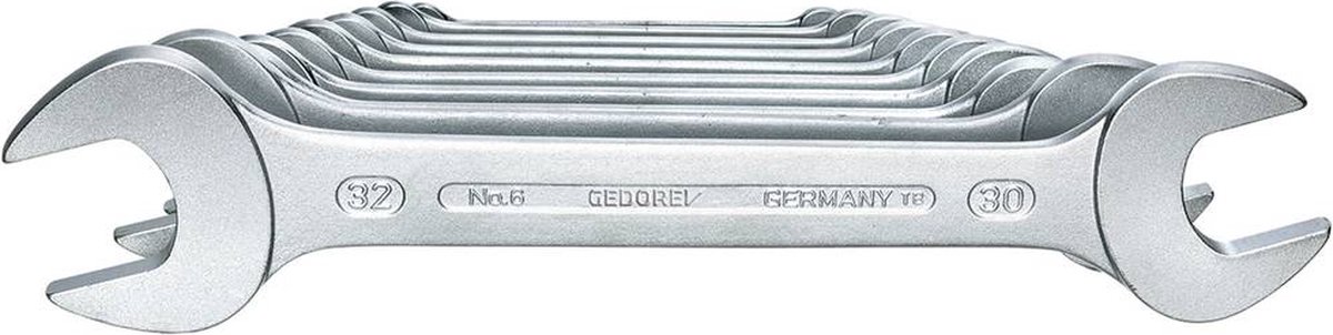 Gedore 6-100 10-delige Steeksleutelset - 6-32mm