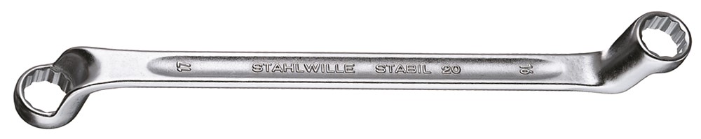 Stahlwille 20A-25/32X13/16 Ringsleutel - Diep doorgezet - 25/32 x 13/16" - 314mm